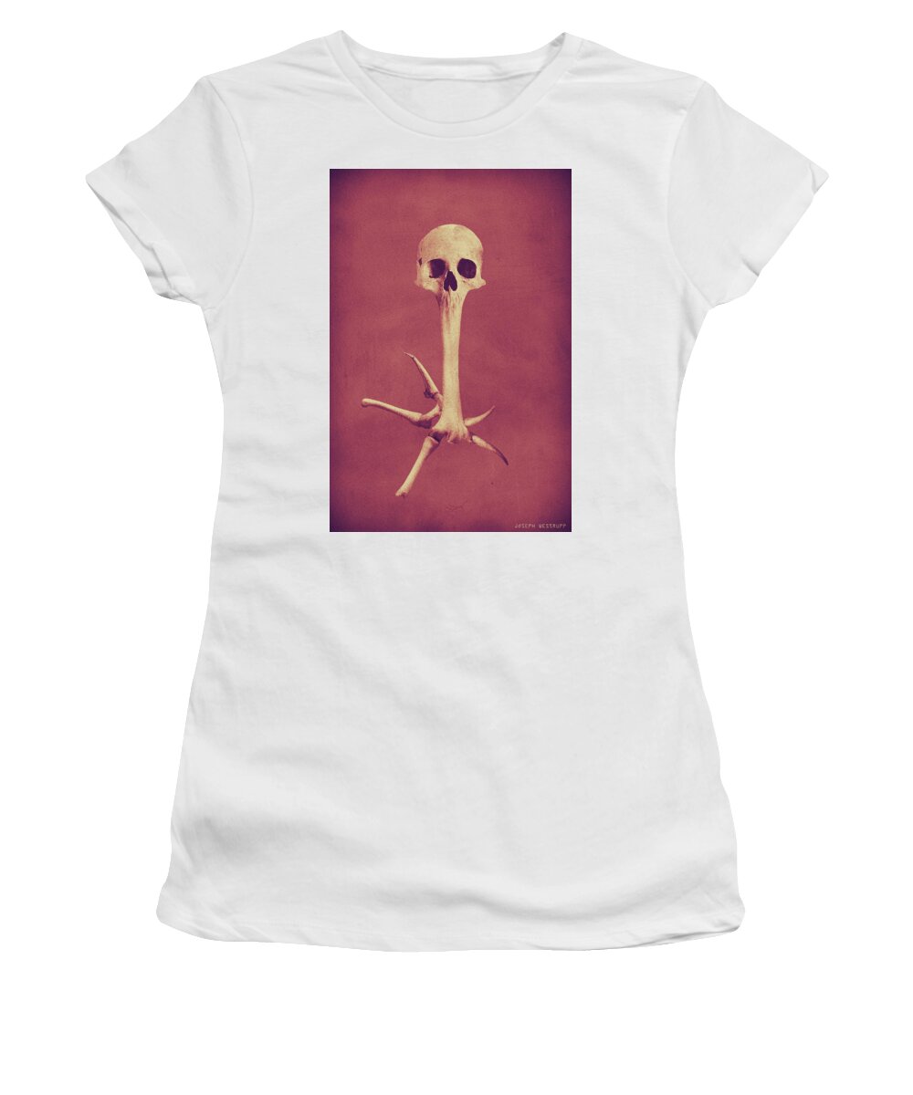 Skull Women's T-Shirt featuring the photograph Low Syzygy by Joseph Westrupp