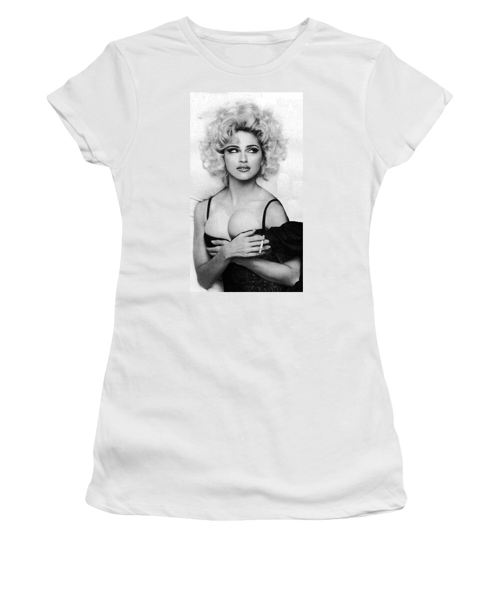 Madonna Smoking 1994 for Steven Meisel Women's T-Shirt by Demode FM - Fine  Art America