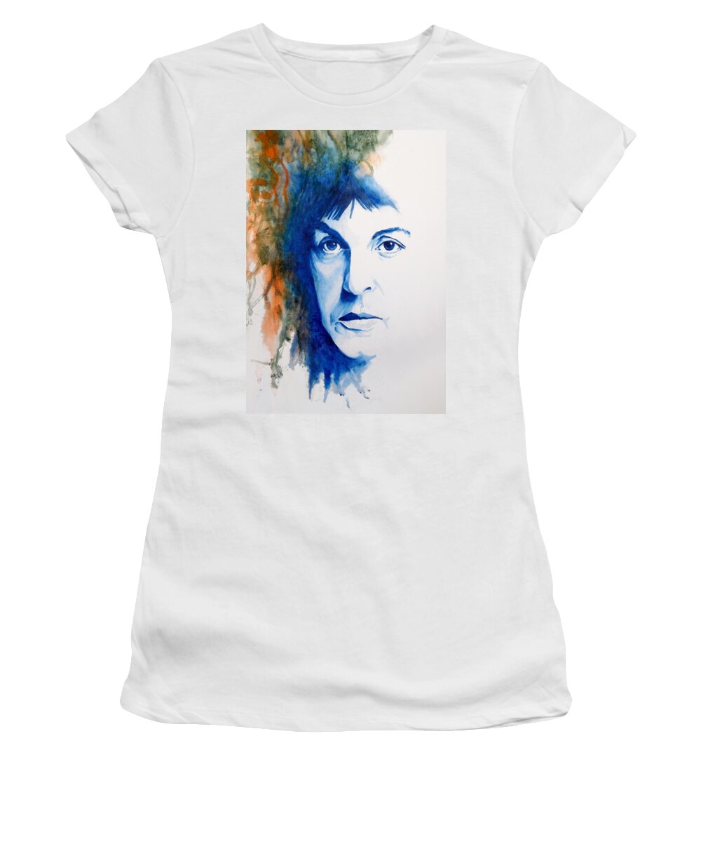 Beatles Women's T-Shirt featuring the painting Mc Cartney by William Walts