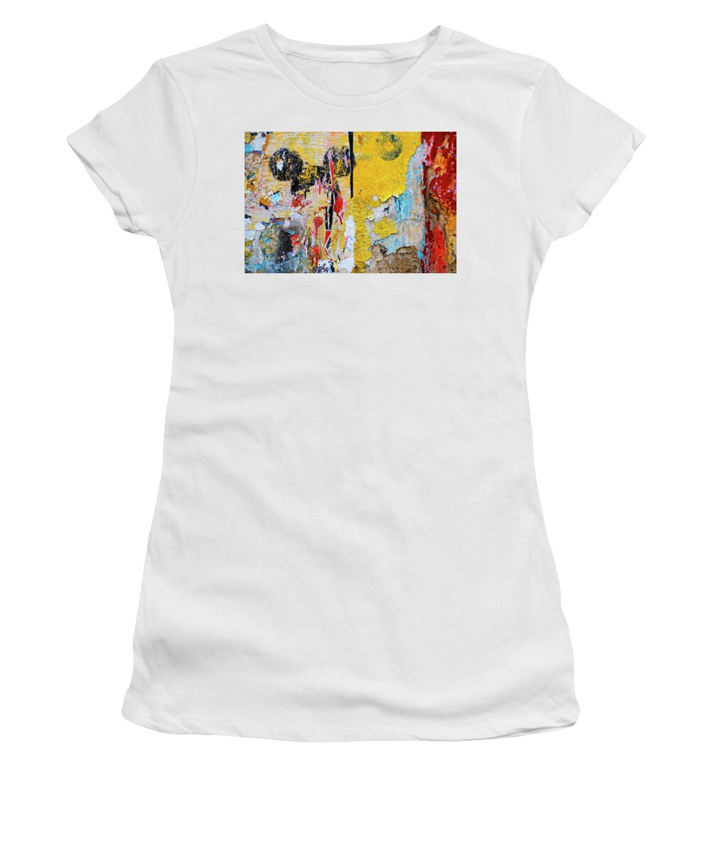 Mickey Mouse Women's T-Shirt featuring the photograph Mickeys Nightmare by Skip Hunt