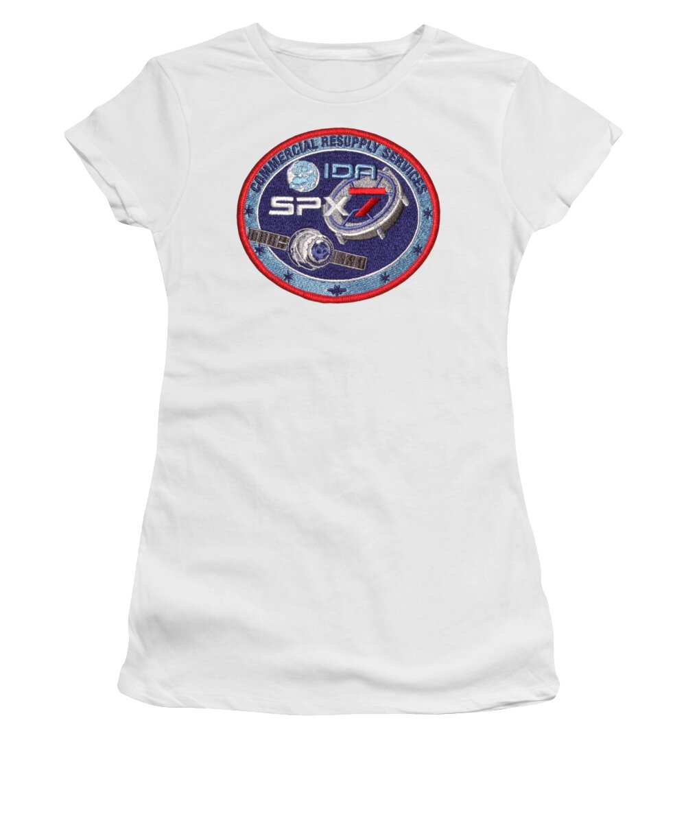 Papatya Enjeksiyon Hızlı  NASA SpX 7 Patch Women's T-Shirt for Sale by Nikki Sandler