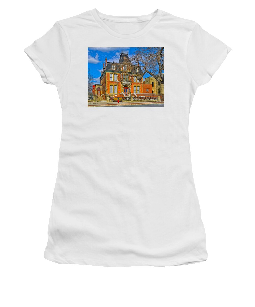Queen Street Women's T-Shirt featuring the photograph NB Sports Hall of Fame by Carol Randall