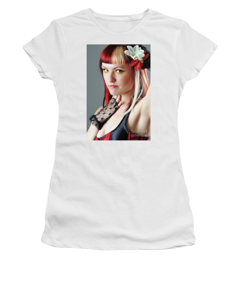 Girl Women's T-Shirt featuring the photograph Okay Seriously by Robert WK Clark