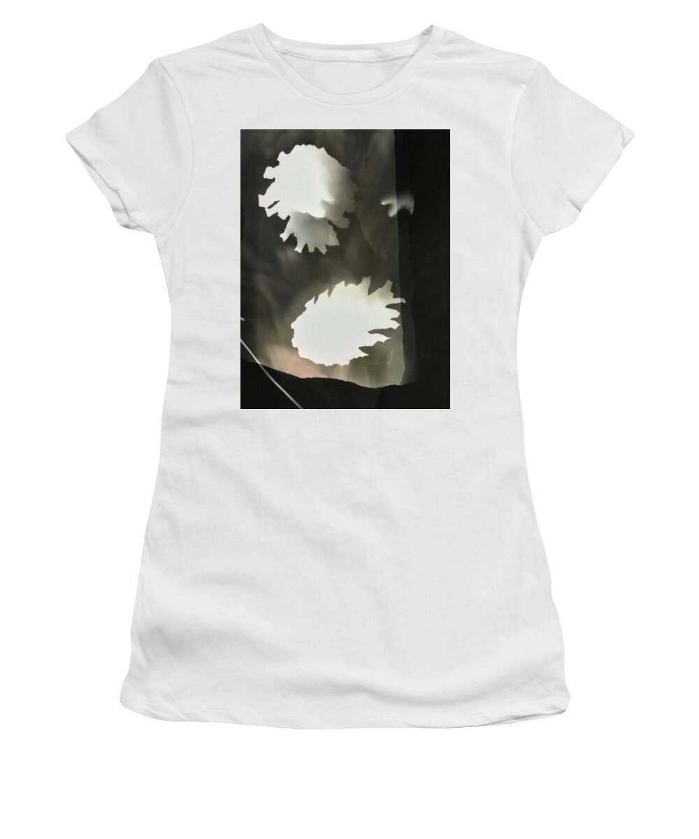 Alternative Women's T-Shirt featuring the photograph Pine cones photogram by Itsonlythemoon