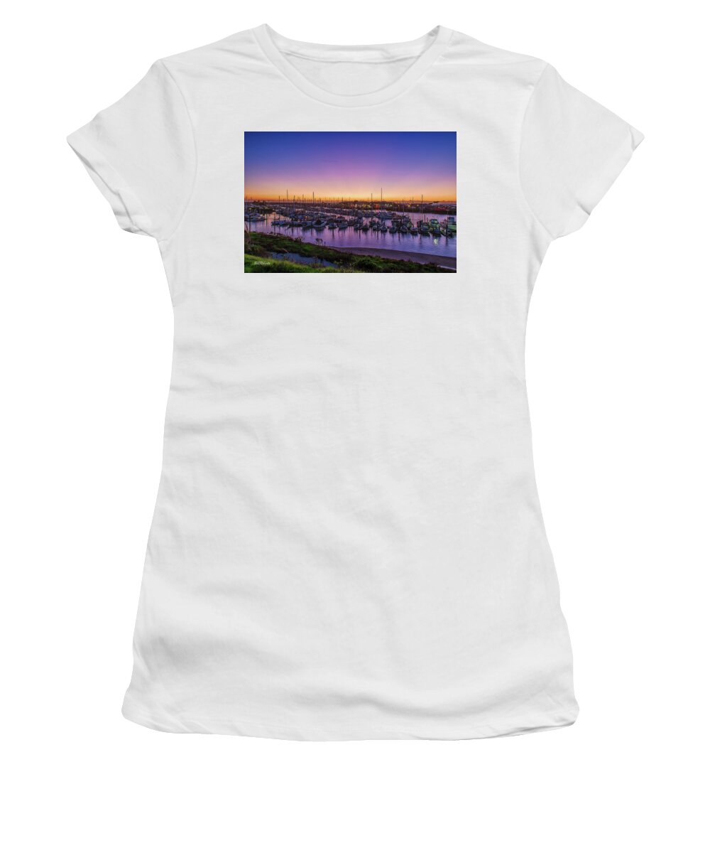 Central California Coast Women's T-Shirt featuring the photograph Purple Haze by Bill Roberts