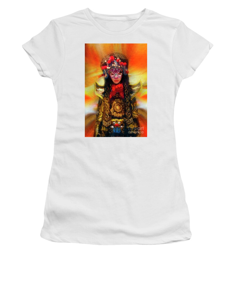  Women's T-Shirt featuring the photograph Ready For The Siichuan Opera by Blake Richards