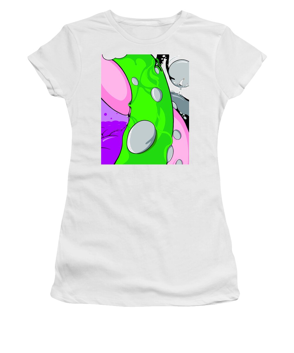 Vine Women's T-Shirt featuring the drawing Reentry by Craig Tilley