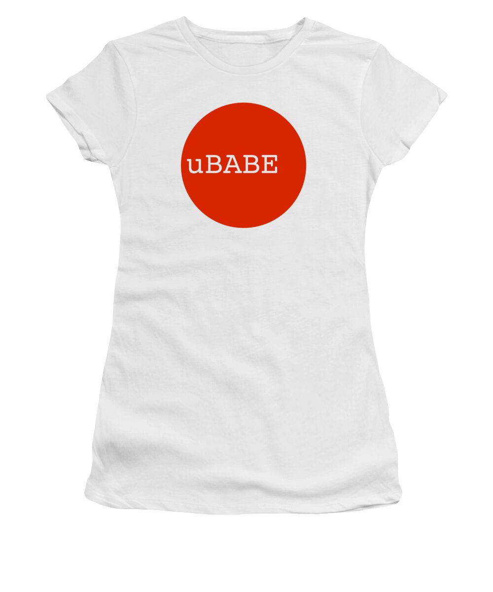Ubabe Rising Sun Women's T-Shirt featuring the digital art Rising Sun by Ubabe Style