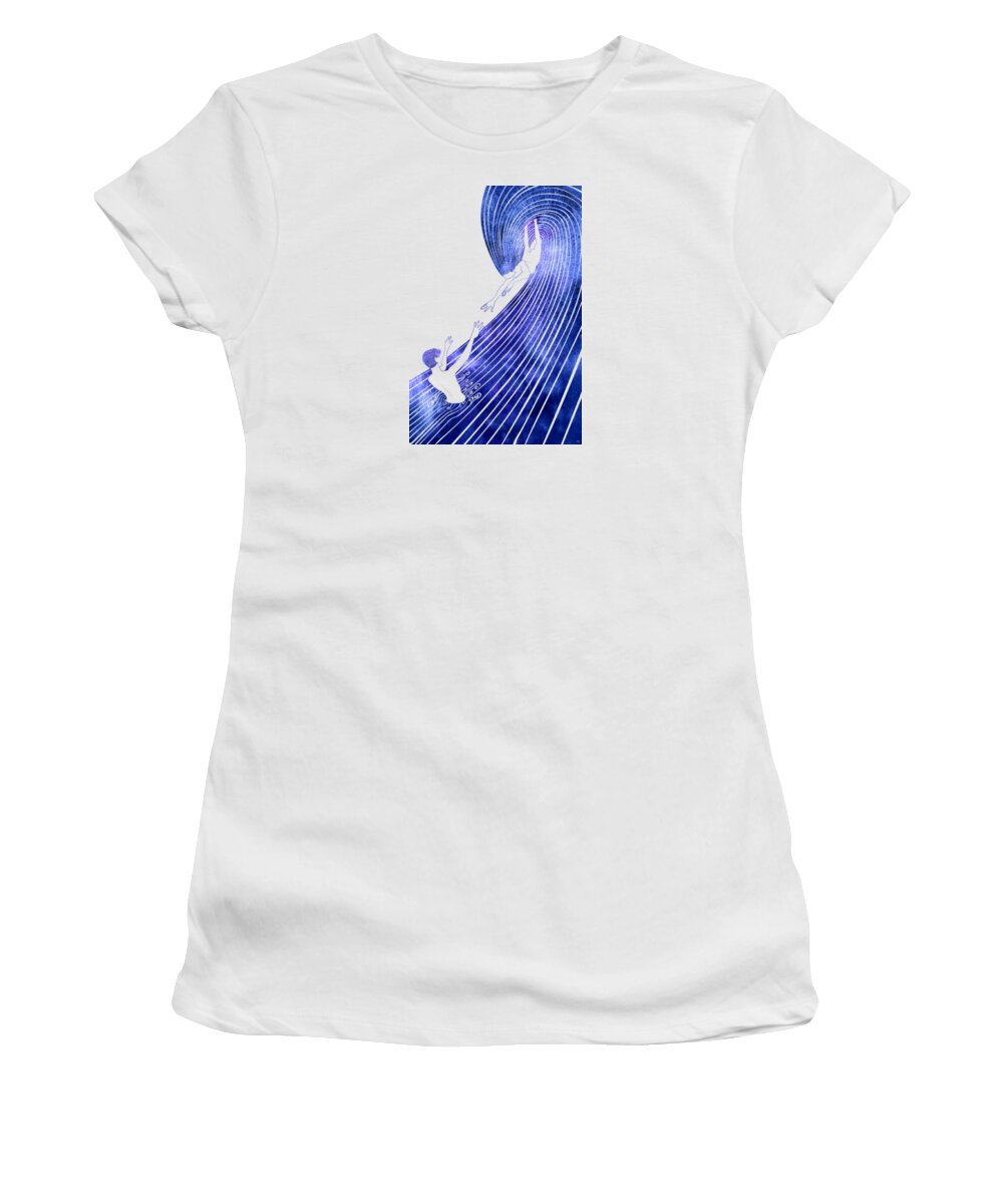 Sao Women's T-Shirt featuring the mixed media Sao by Stevyn Llewellyn