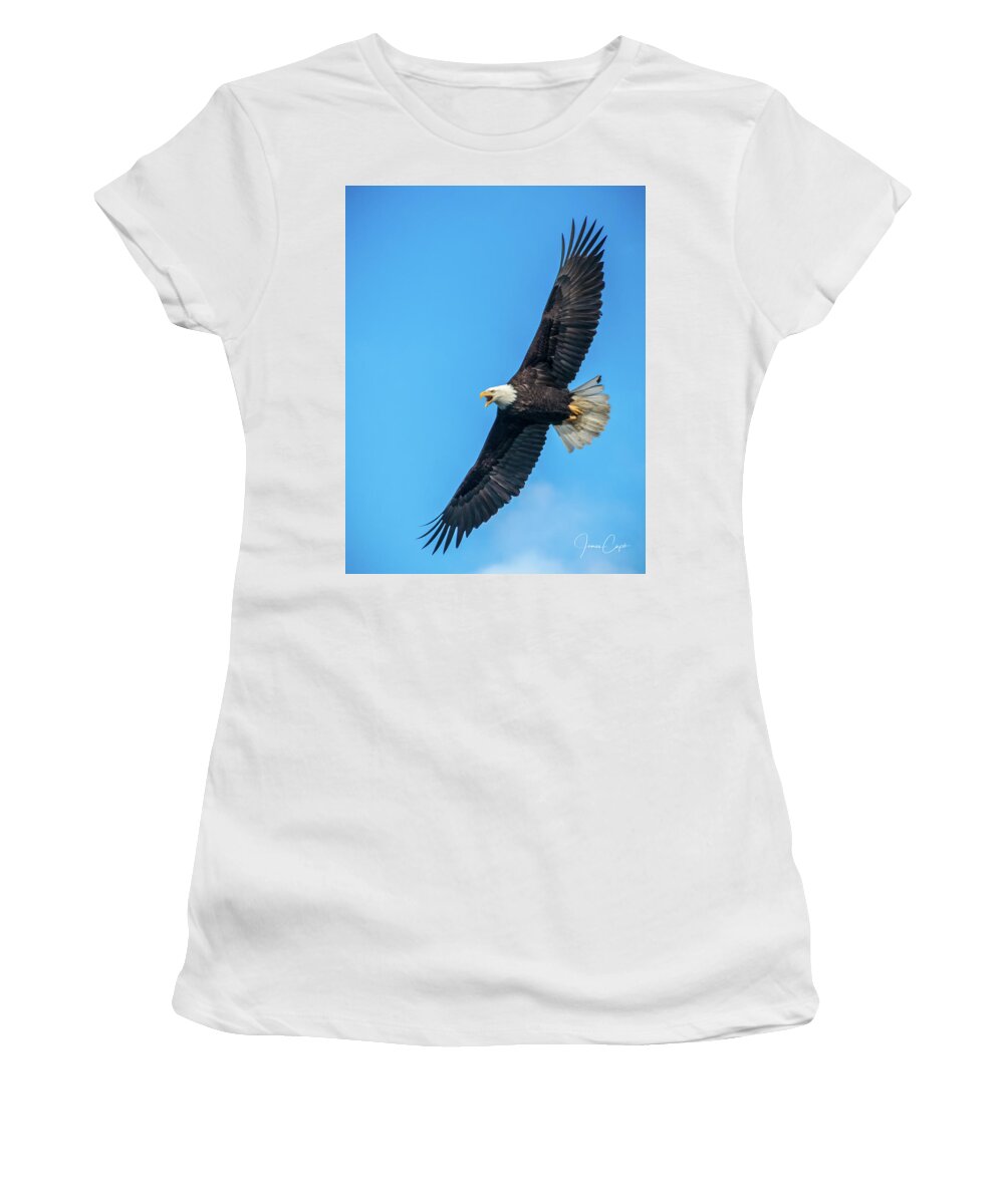 Alaska Women's T-Shirt featuring the photograph Screaming Eagle by James Capo