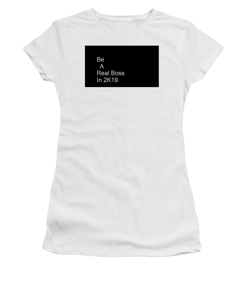 Leadership Women's T-Shirt featuring the digital art Short and sweet, by Aaron Martens