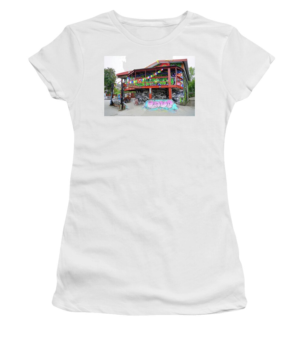 Park In Freetown Christiania Women's T-Shirt by Rick Rosenshein - Fine Art America