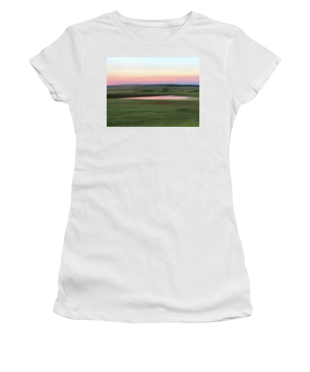 Soft Women's T-Shirt featuring the photograph Soft Pasture 2 by Marilyn Hunt