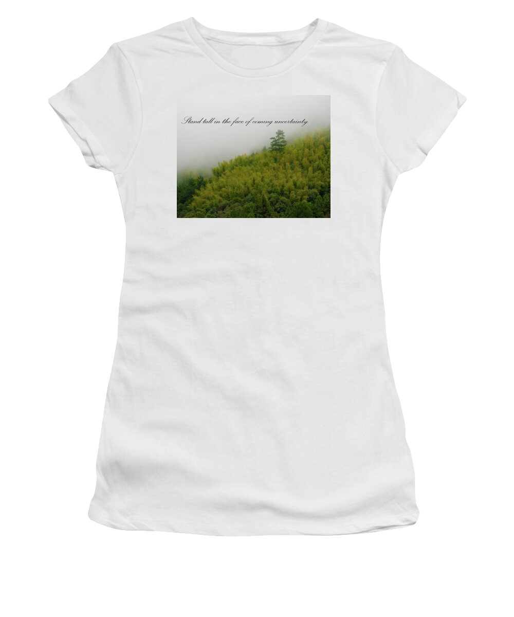 Leadership Women's T-Shirt featuring the photograph Stand Tall 10x8 by William Dickman