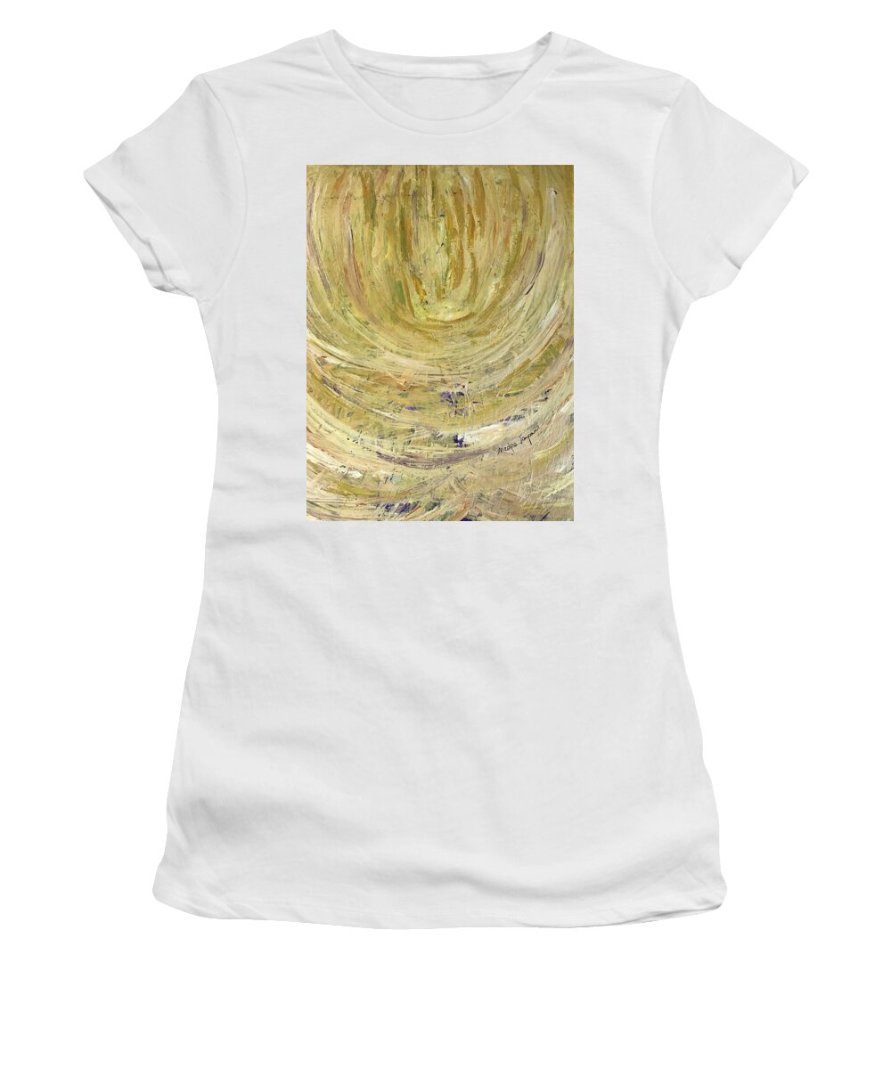 Star Women's T-Shirt featuring the painting Star belt by Medge Jaspan