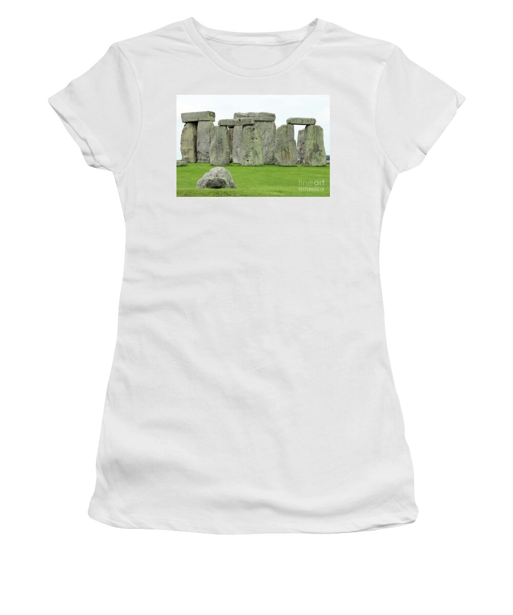 Stonehenge Women's T-Shirt featuring the photograph Stonehenge 8647 by Jack Schultz