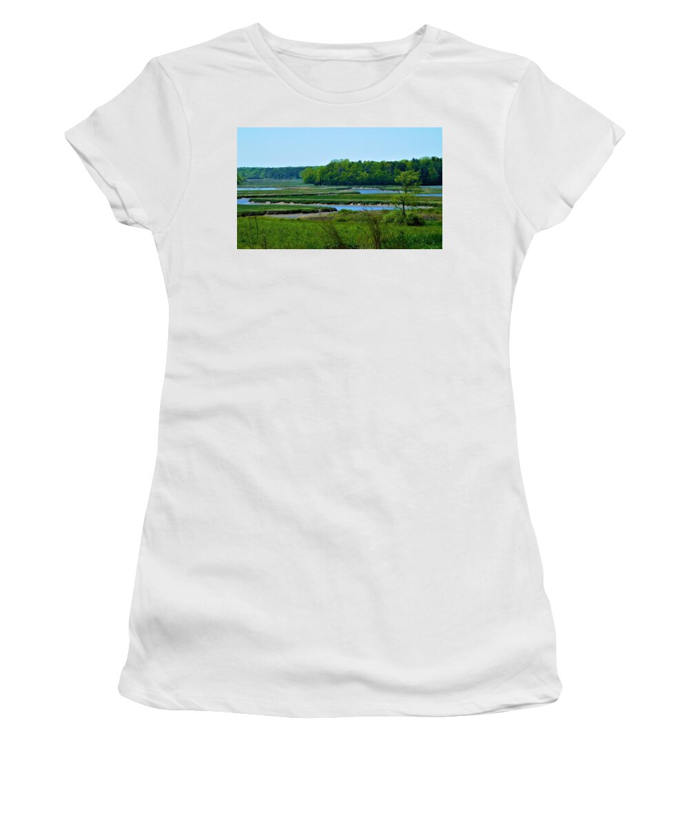 - Summer Day Women's T-Shirt featuring the photograph - Summer Day by THERESA Nye