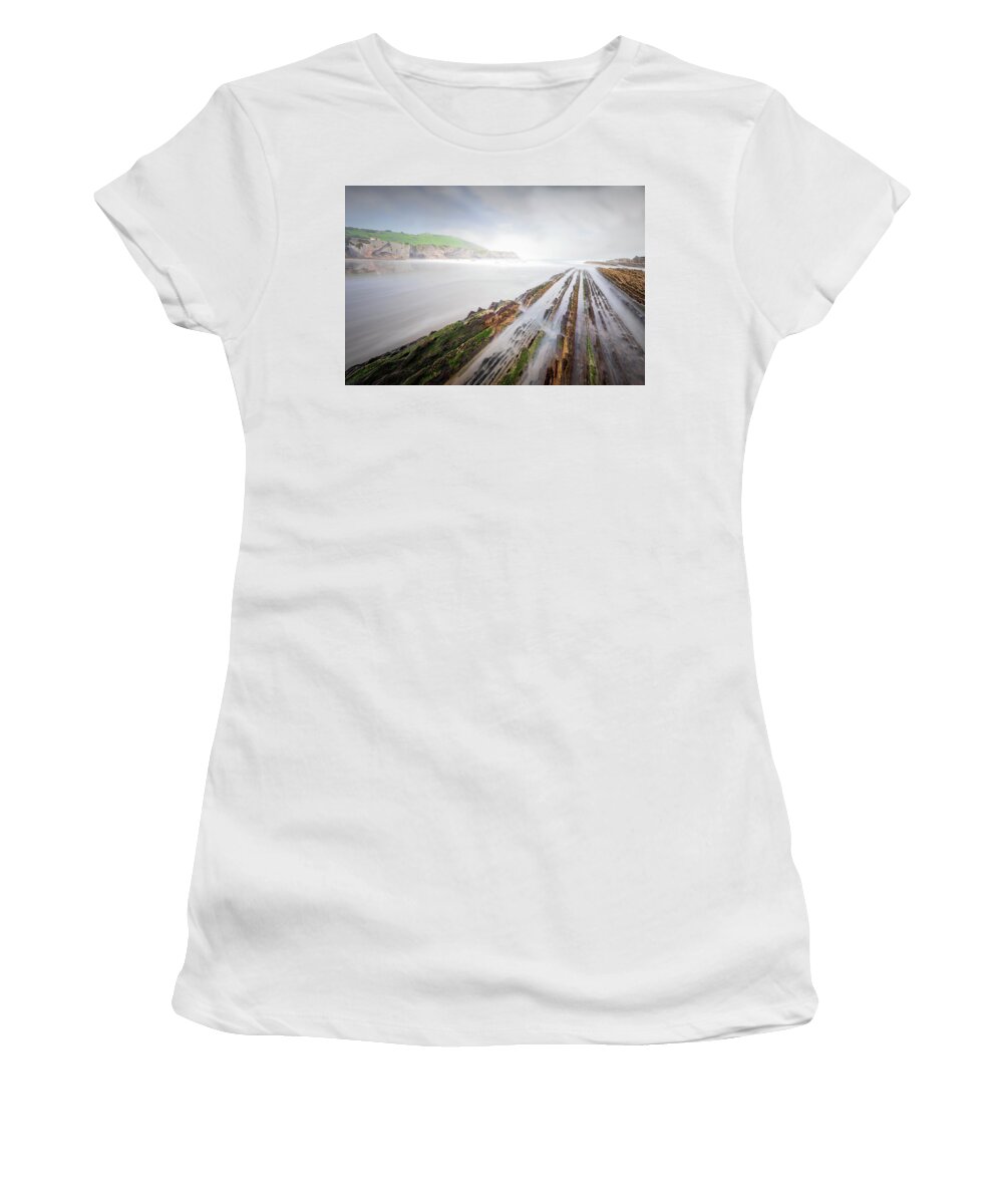 Clouds Women's T-Shirt featuring the photograph The goal by Dominique Dubied