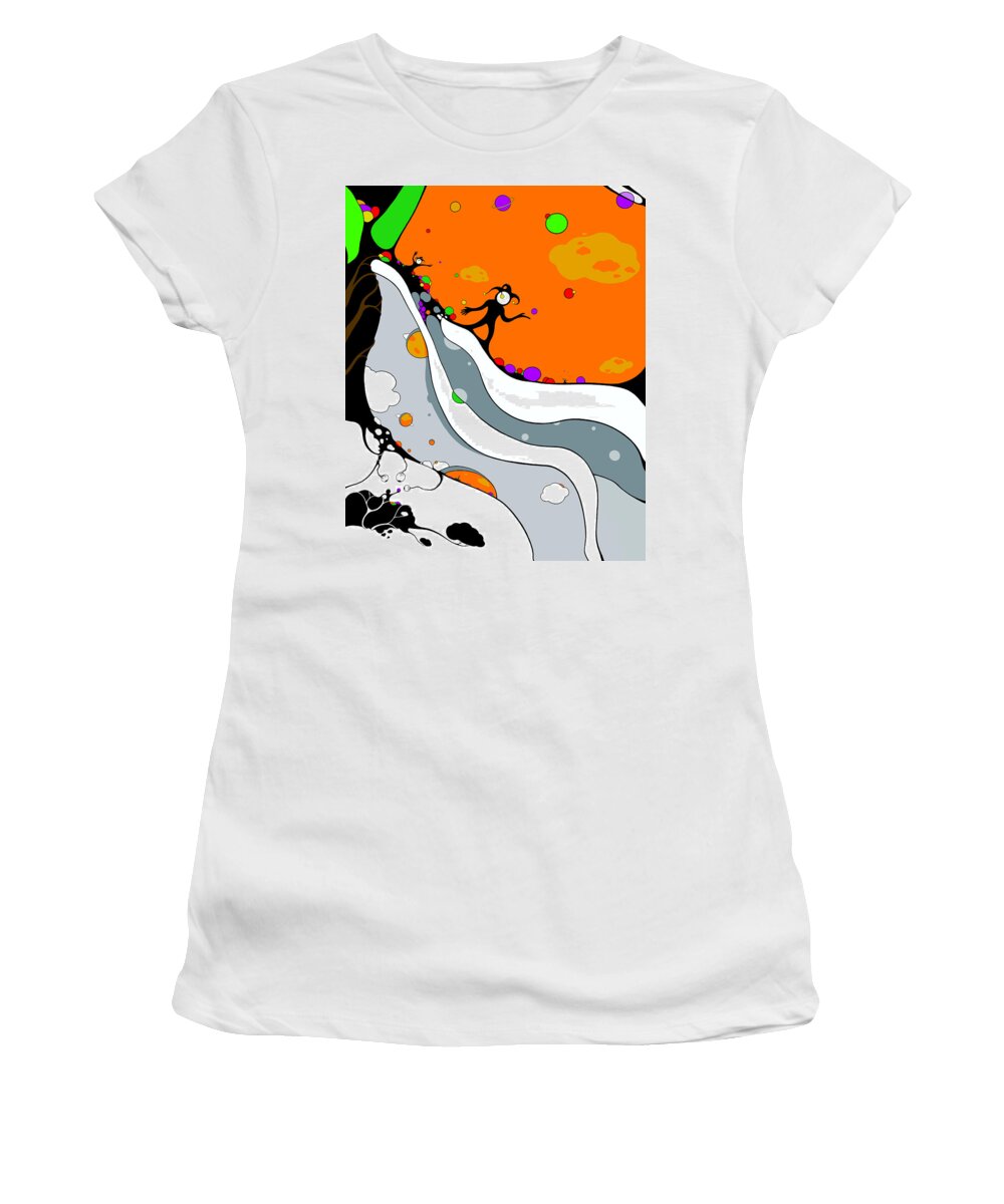 Avatar Women's T-Shirt featuring the drawing Thoughtful Jesters by Craig Tilley