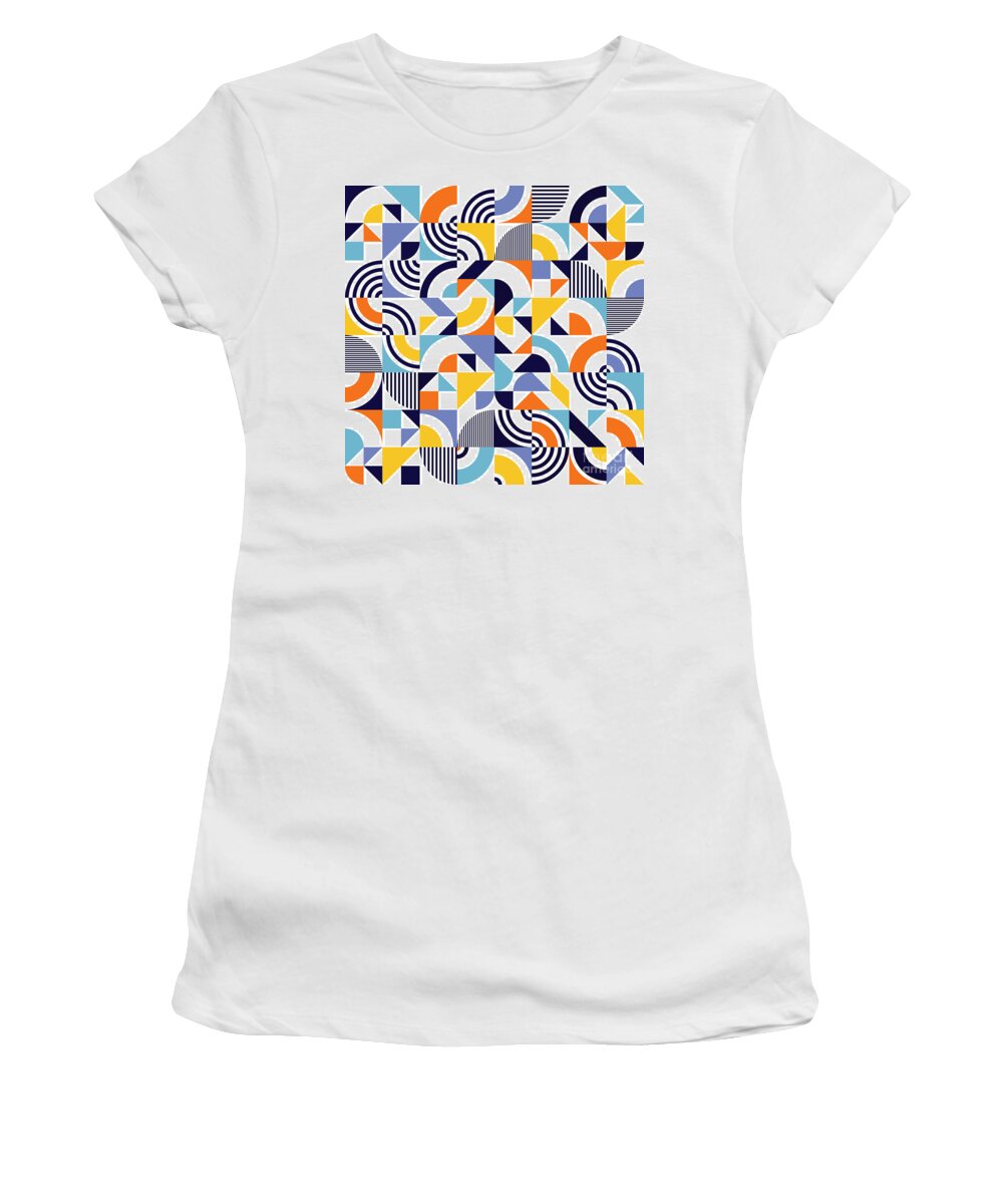 World Women's T-Shirt featuring the digital art World Harmony by Heather Schaefer