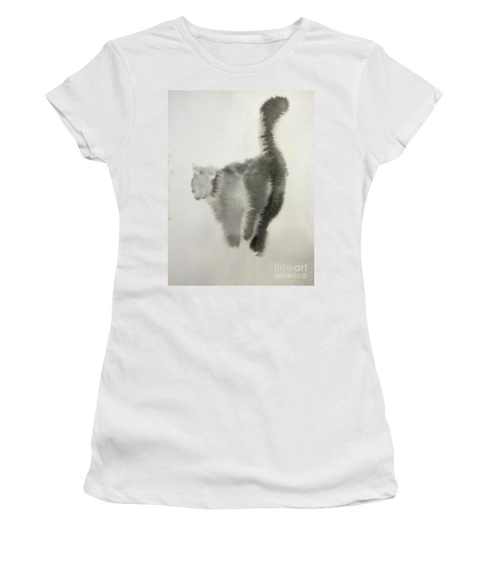 0352021 Women's T-Shirt featuring the painting 0352021 by Han in Huang wong