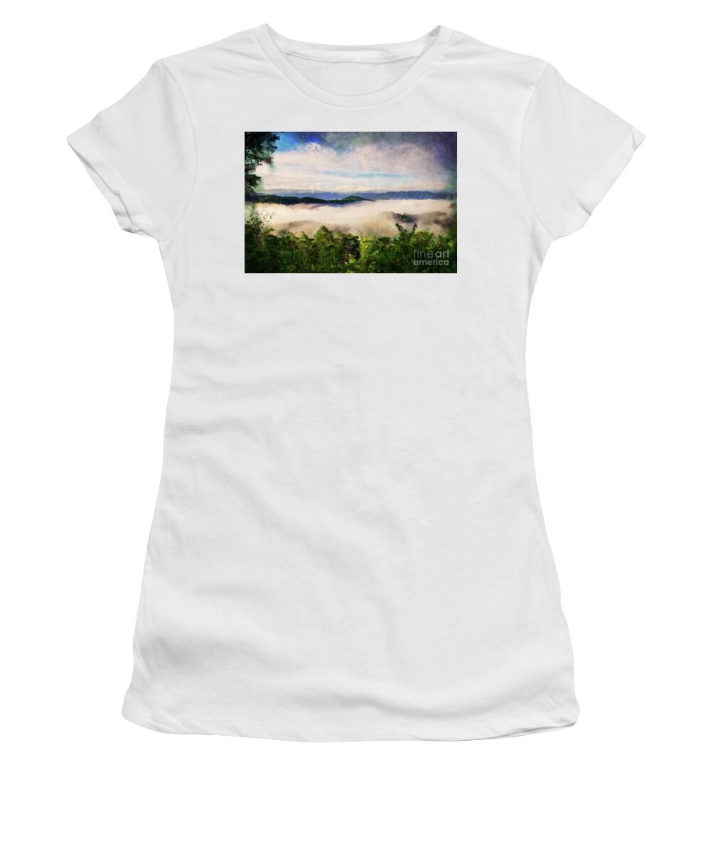 Tennessee Women's T-Shirt featuring the photograph Mountain View #1 by Phil Perkins