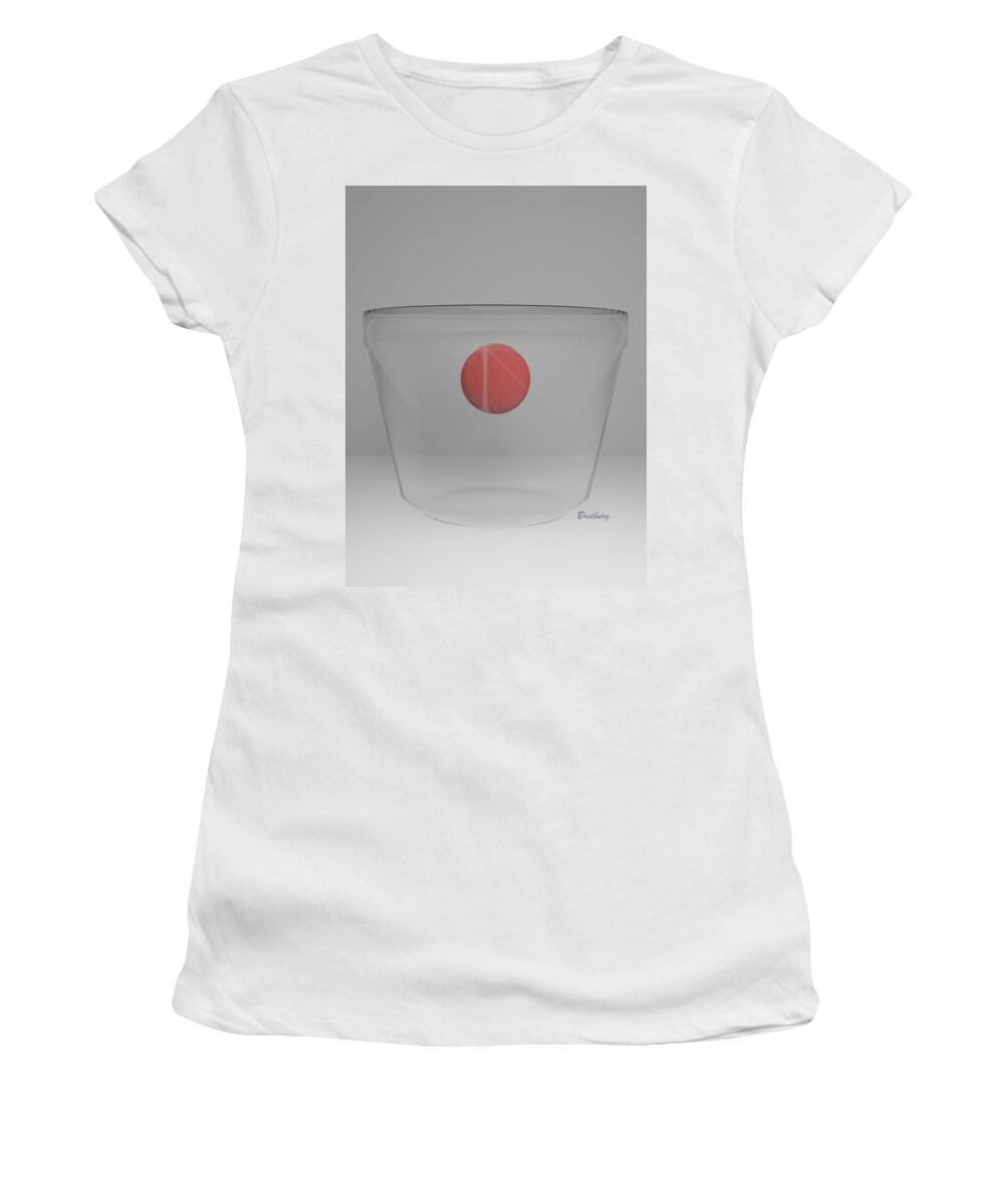 Nft Women's T-Shirt featuring the digital art 1 Pot by David Bridburg