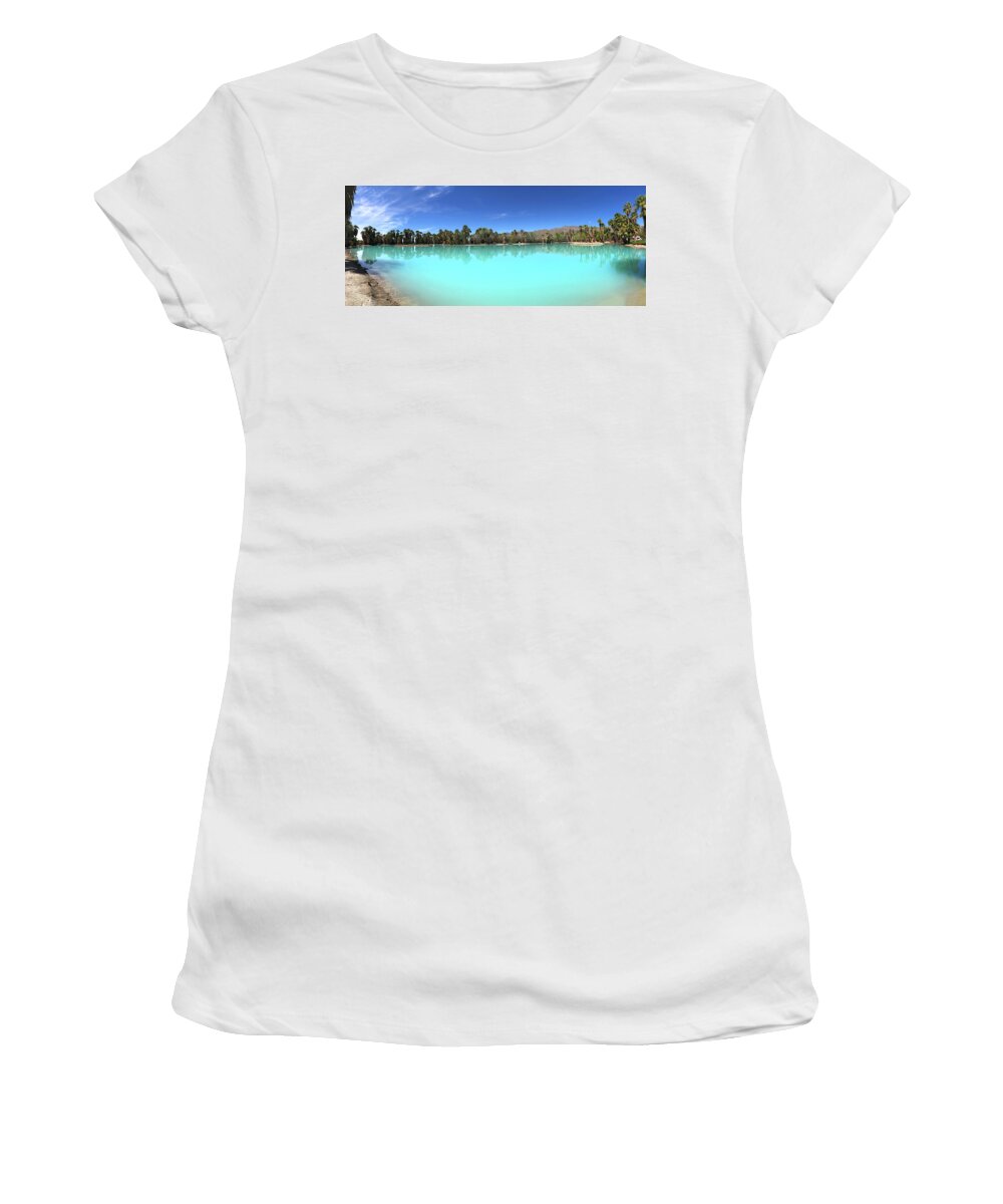 Agua Caliente Women's T-Shirt featuring the photograph Agua Caliente Park #2 by Chris Smith