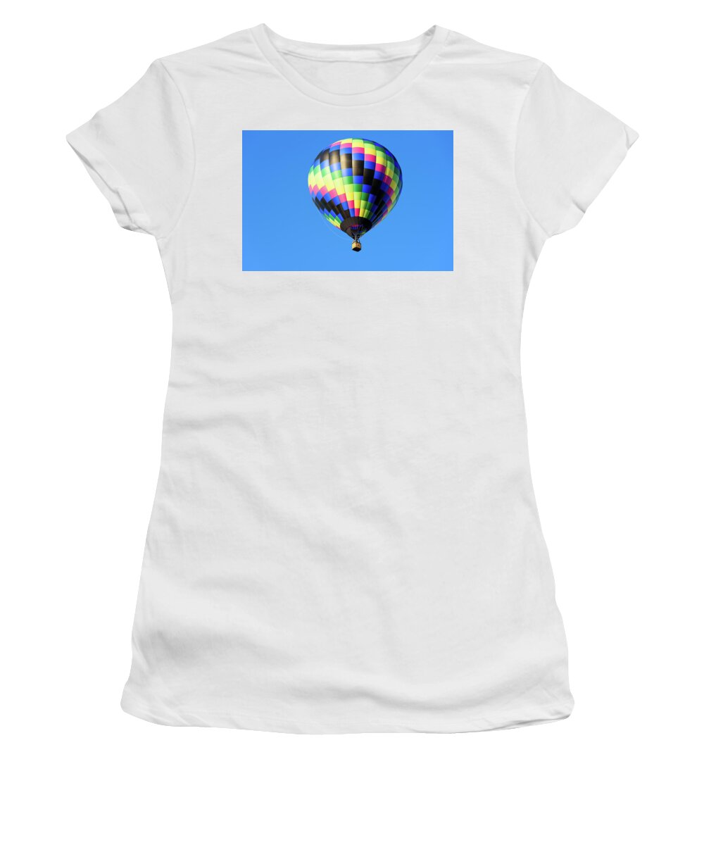 Hot Air Balloon Women's T-Shirt featuring the photograph 2017 Abf 1 by Tara Krauss