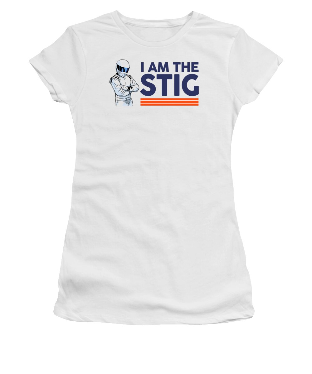 I Am The Stig T-Shirt by Linda T Pixels