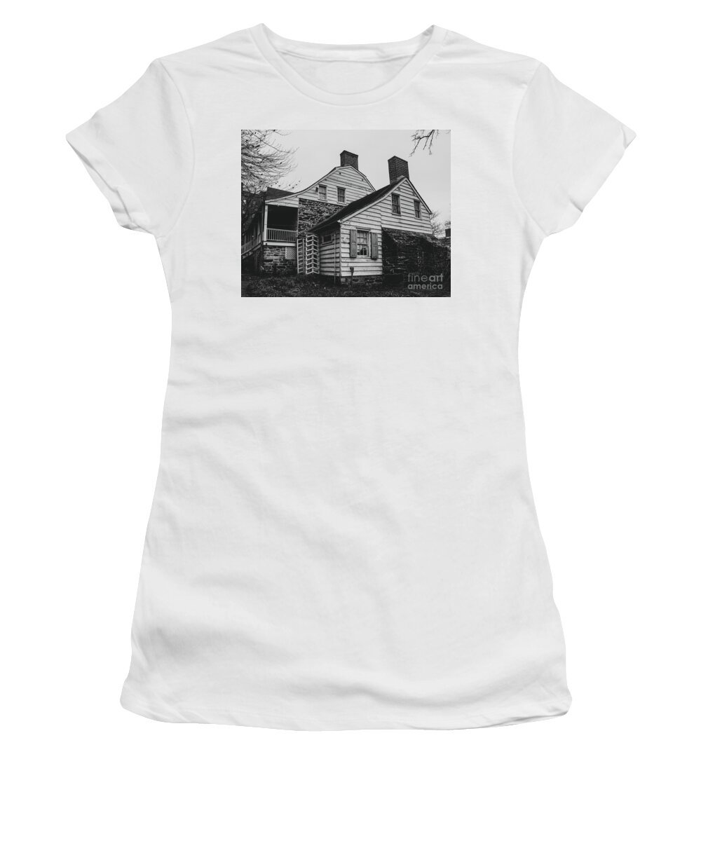 Dyckman Women's T-Shirt featuring the photograph Dyckman Farmhouse #5 by Cole Thompson