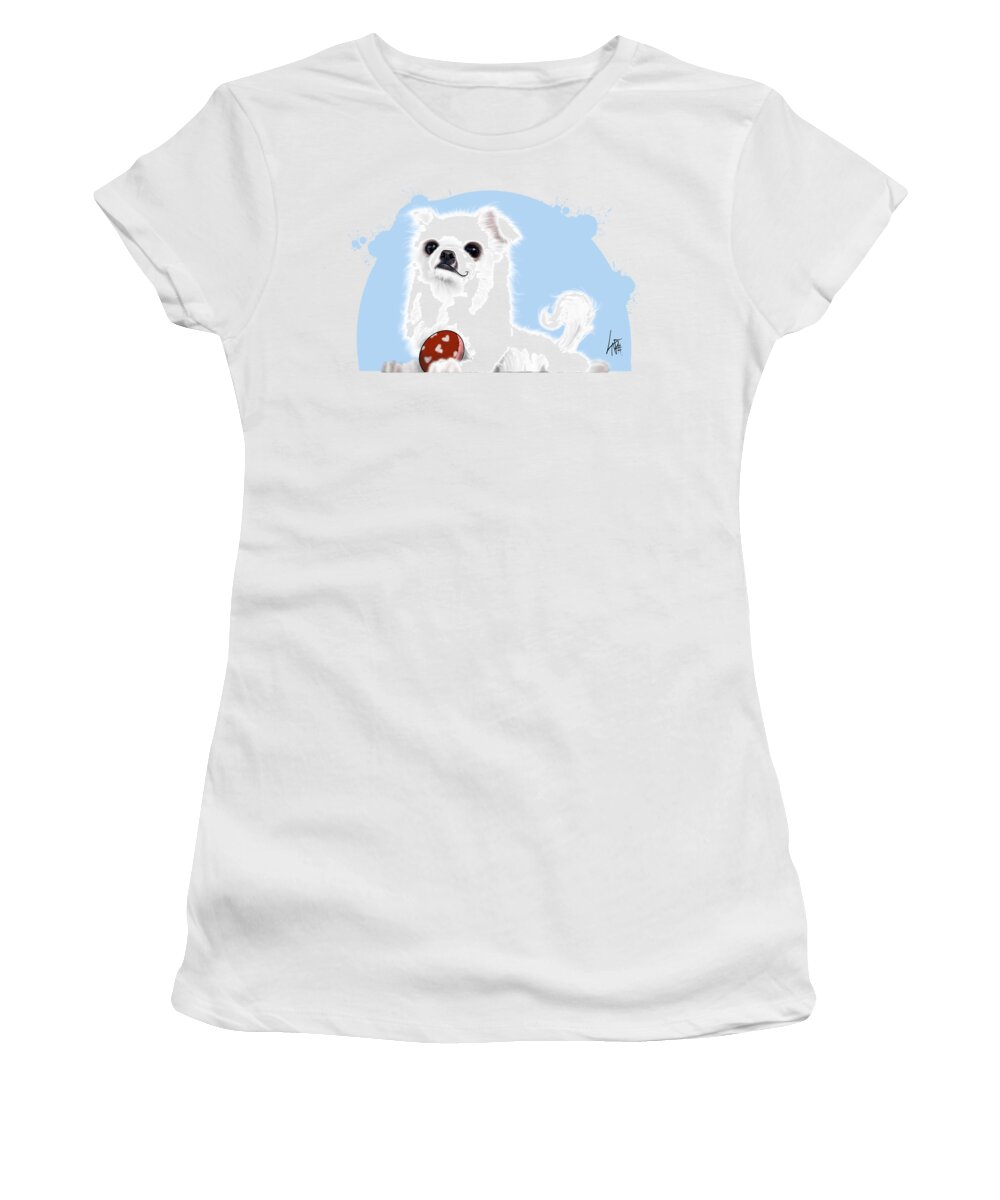 6010 Women's T-Shirt featuring the drawing 6010 Phillips by John LaFree