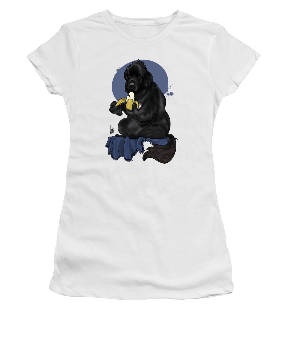6053 Women's T-Shirt featuring the drawing 6053 Calabrese by Canine Caricatures By John LaFree