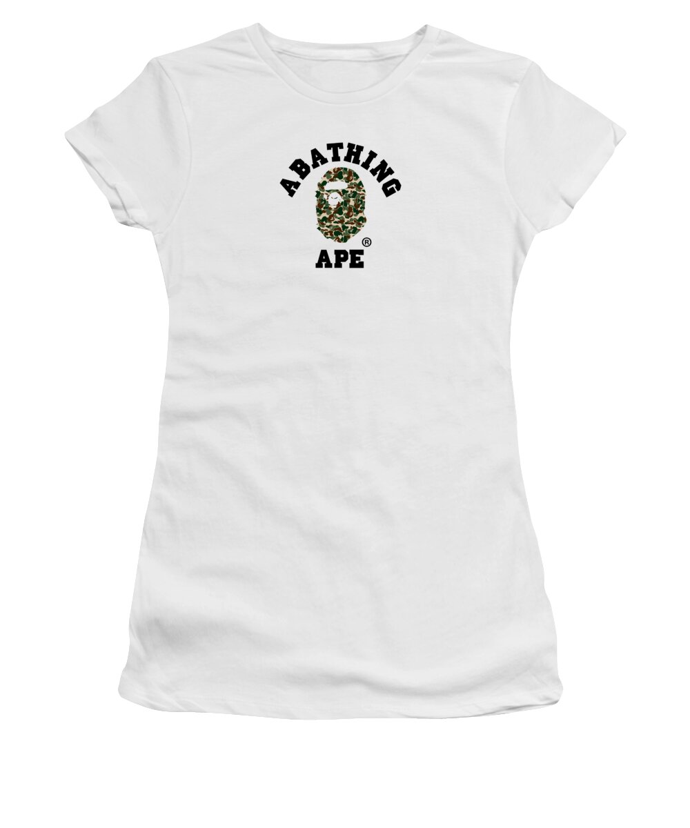 A bathing Ape Logo Women's T-Shirt by Bape Collab - Fine Art America