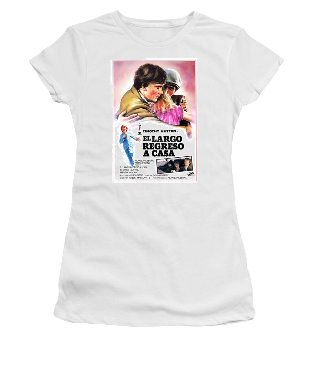 Synopsis Women's T-Shirt featuring the mixed media ''A Long Way Home'', 1981, movie poster by Movie World Posters