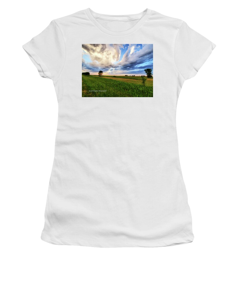 Sunset Women's T-Shirt featuring the photograph After the Storm by Diane Shirley