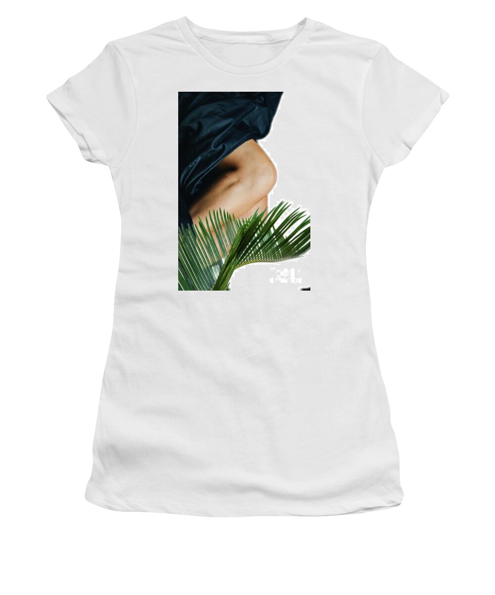 Fineart Women's T-Shirt featuring the digital art Anonymous by Yvonne Padmos