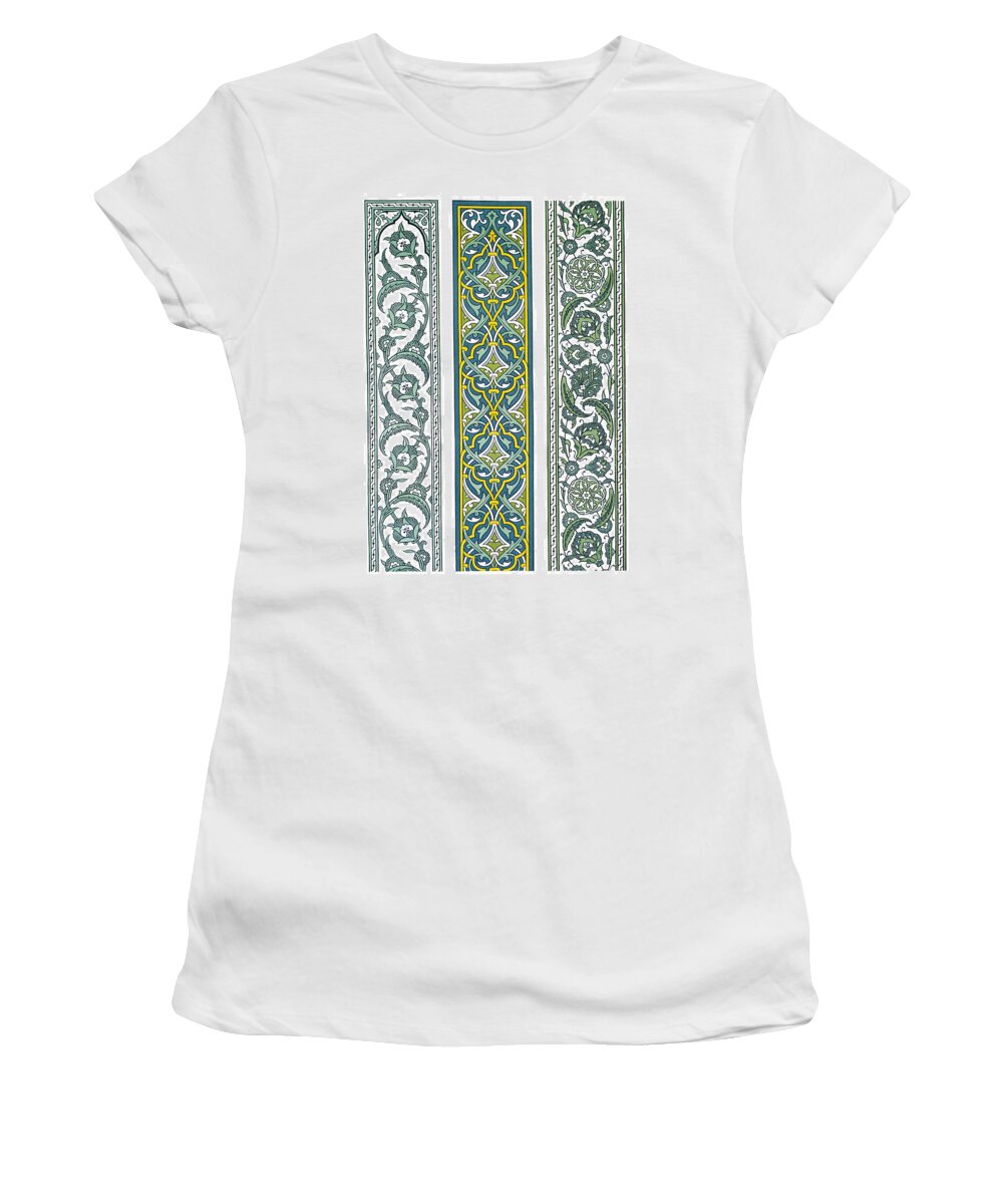 Arabesques Women's T-Shirt featuring the photograph Arabesques Design 1 by Munir Alawi