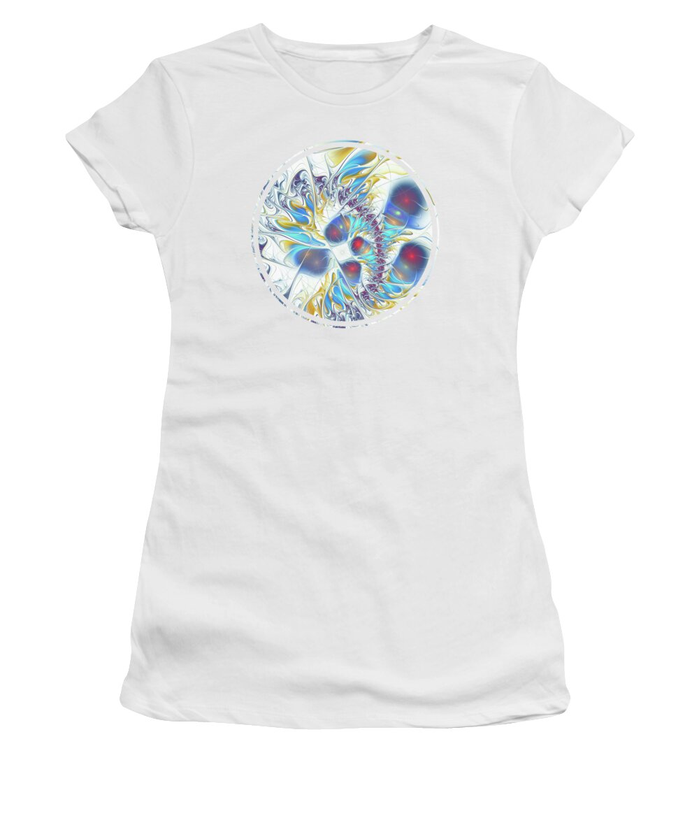 Palette Women's T-Shirt featuring the digital art Child's Play by Anastasiya Malakhova