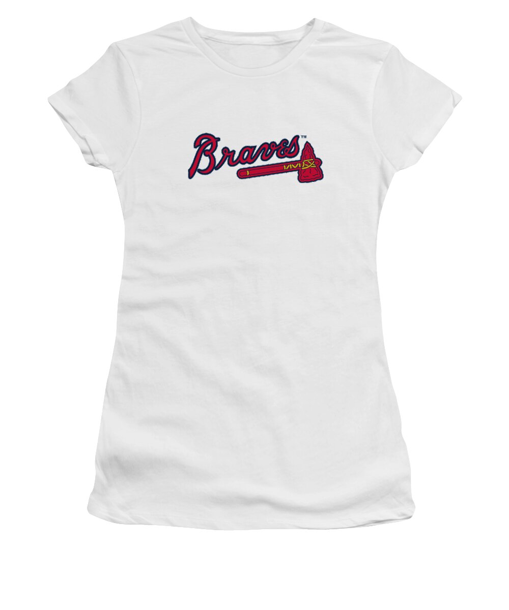 Atlanta Braves Women's T-Shirt by Marjorie Jorie - Pixels