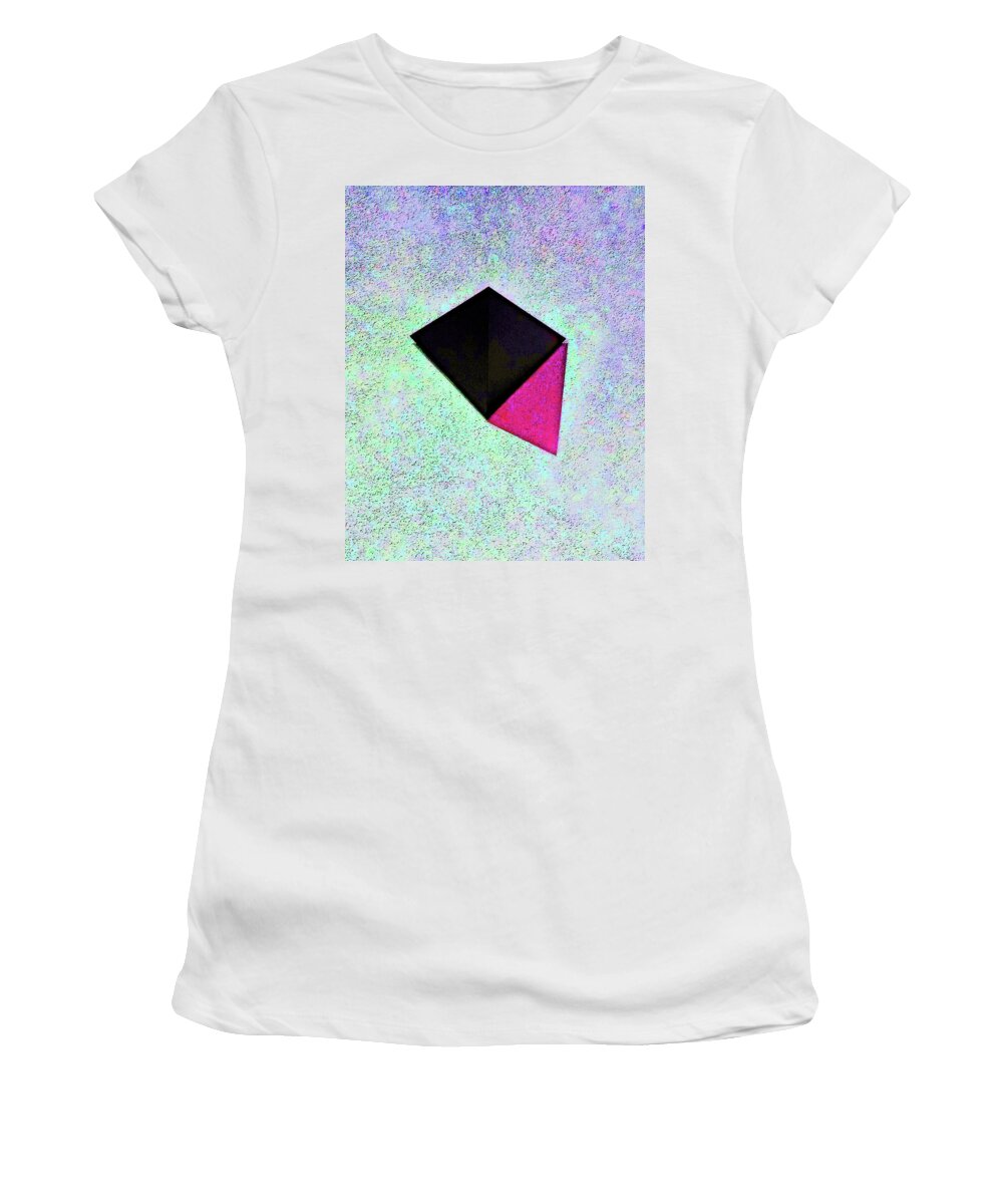 Lighting Women's T-Shirt featuring the photograph Black Light In Color by Andrew Lawrence