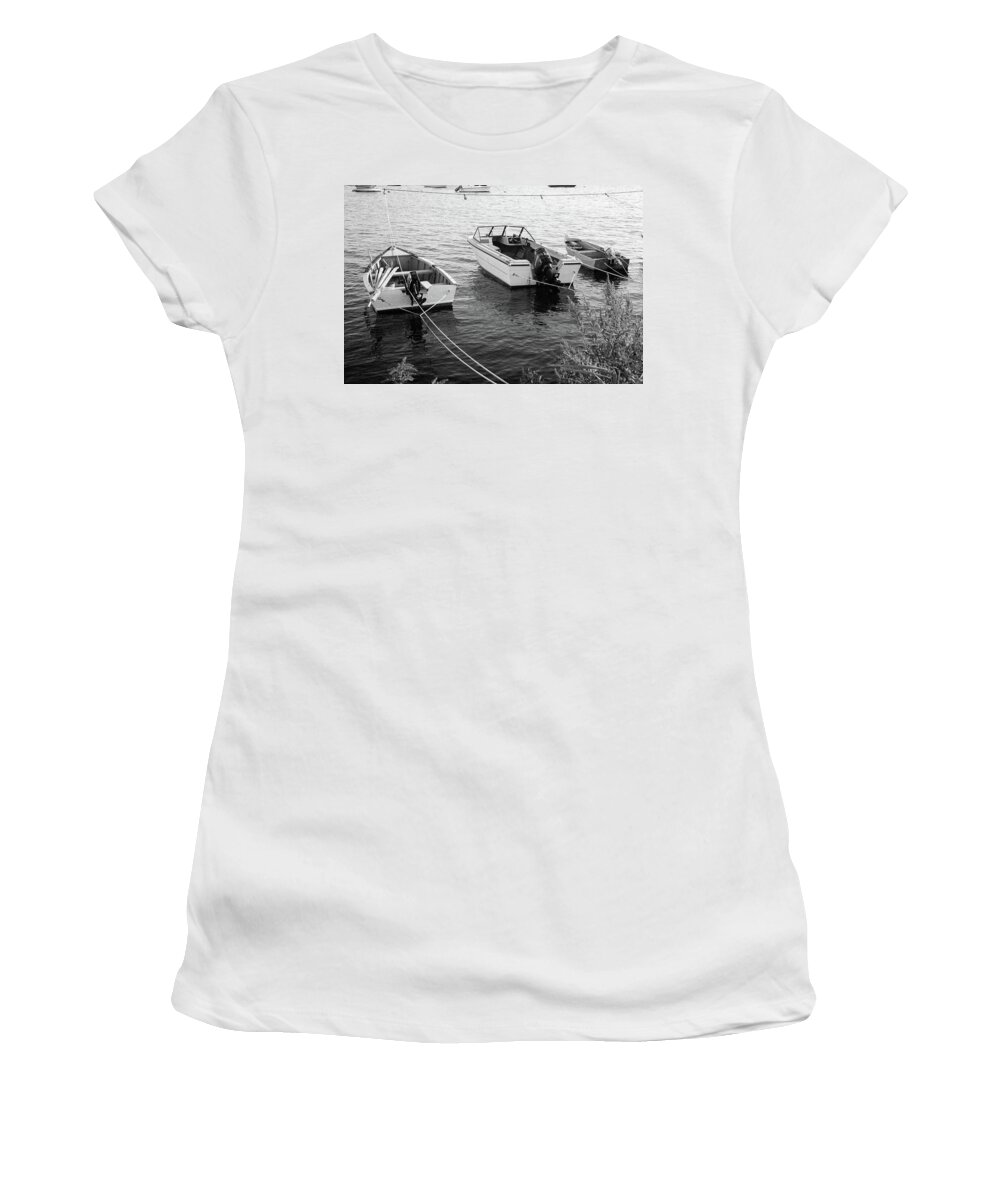 Boat Women's T-Shirt featuring the photograph Boats in Dutch Harbor by Jim Feldman