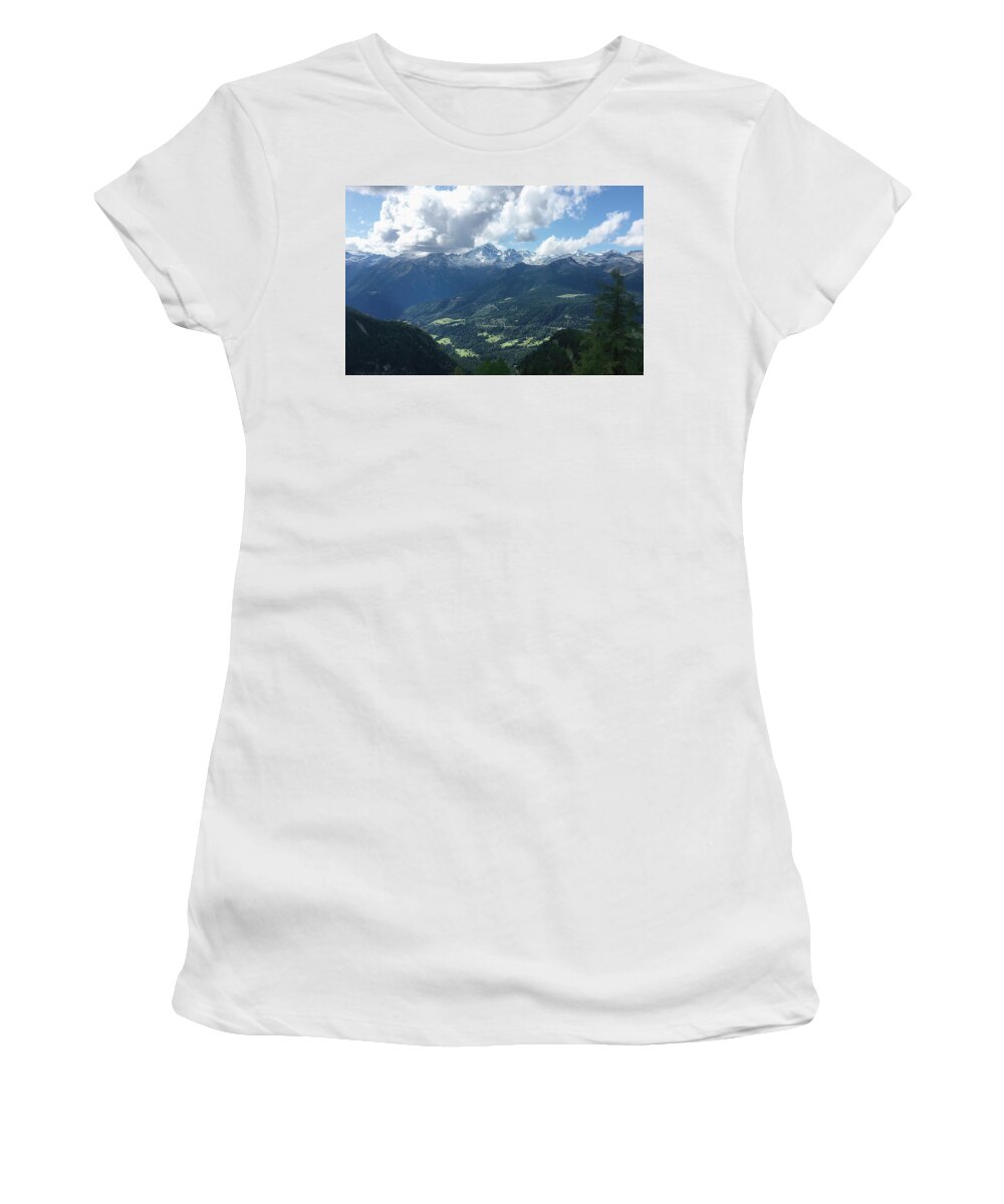 Brenta Dolomites Women's T-Shirt featuring the photograph Brenta Dolomites by Deborah League