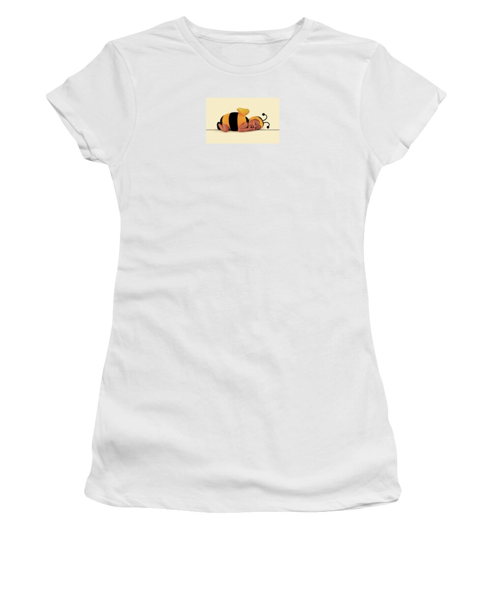 Bee Women's T-Shirt featuring the photograph Bumblebee #6 by Anne Geddes