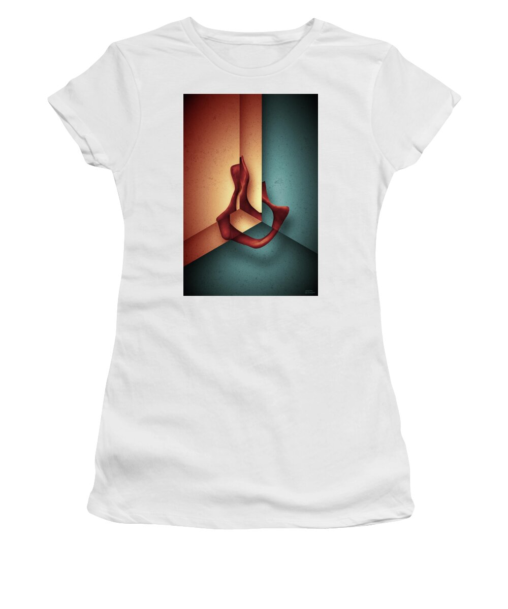 Graphic Women's T-Shirt featuring the photograph Cacoethes vii by Joseph Westrupp
