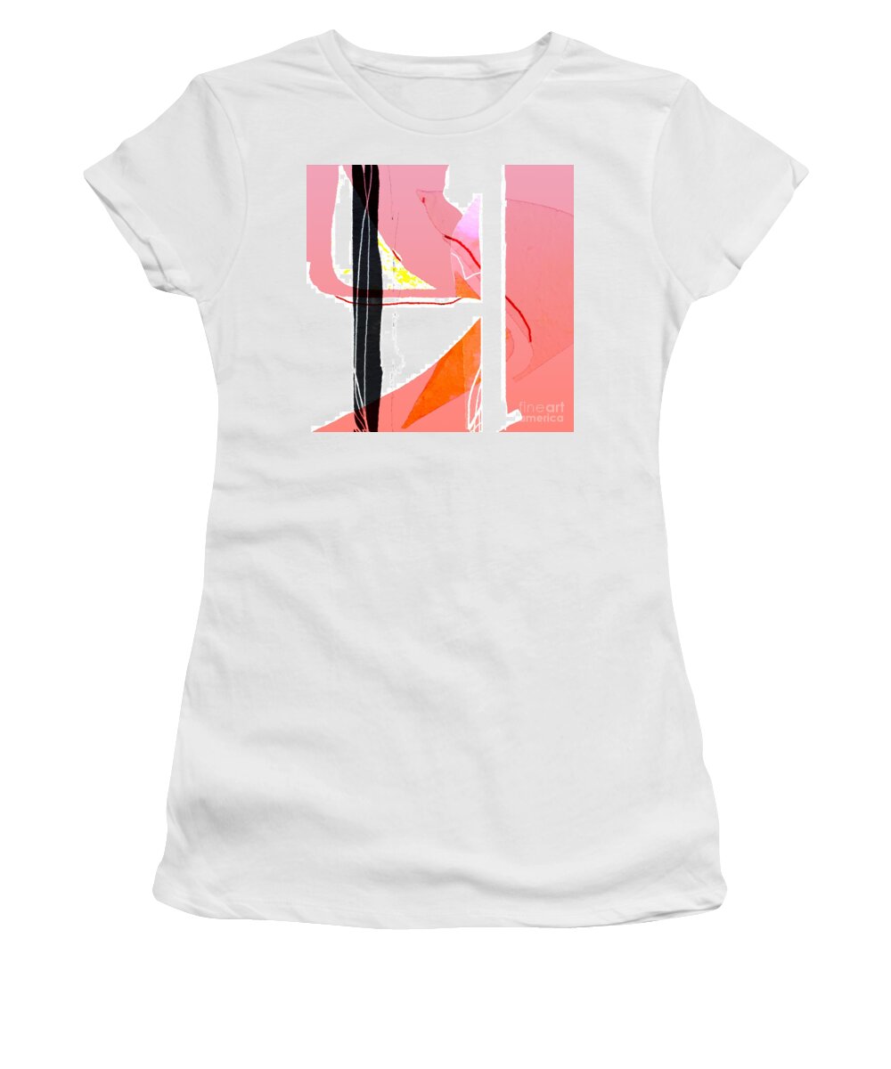 Contemporary Art Women's T-Shirt featuring the digital art Can you ask about my art practice, too? by Jeremiah Ray