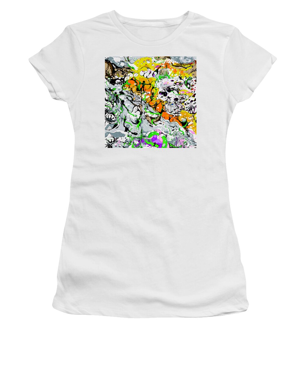 Vines Women's T-Shirt featuring the drawing Chapter Two - The Awakening by Craig Tilley