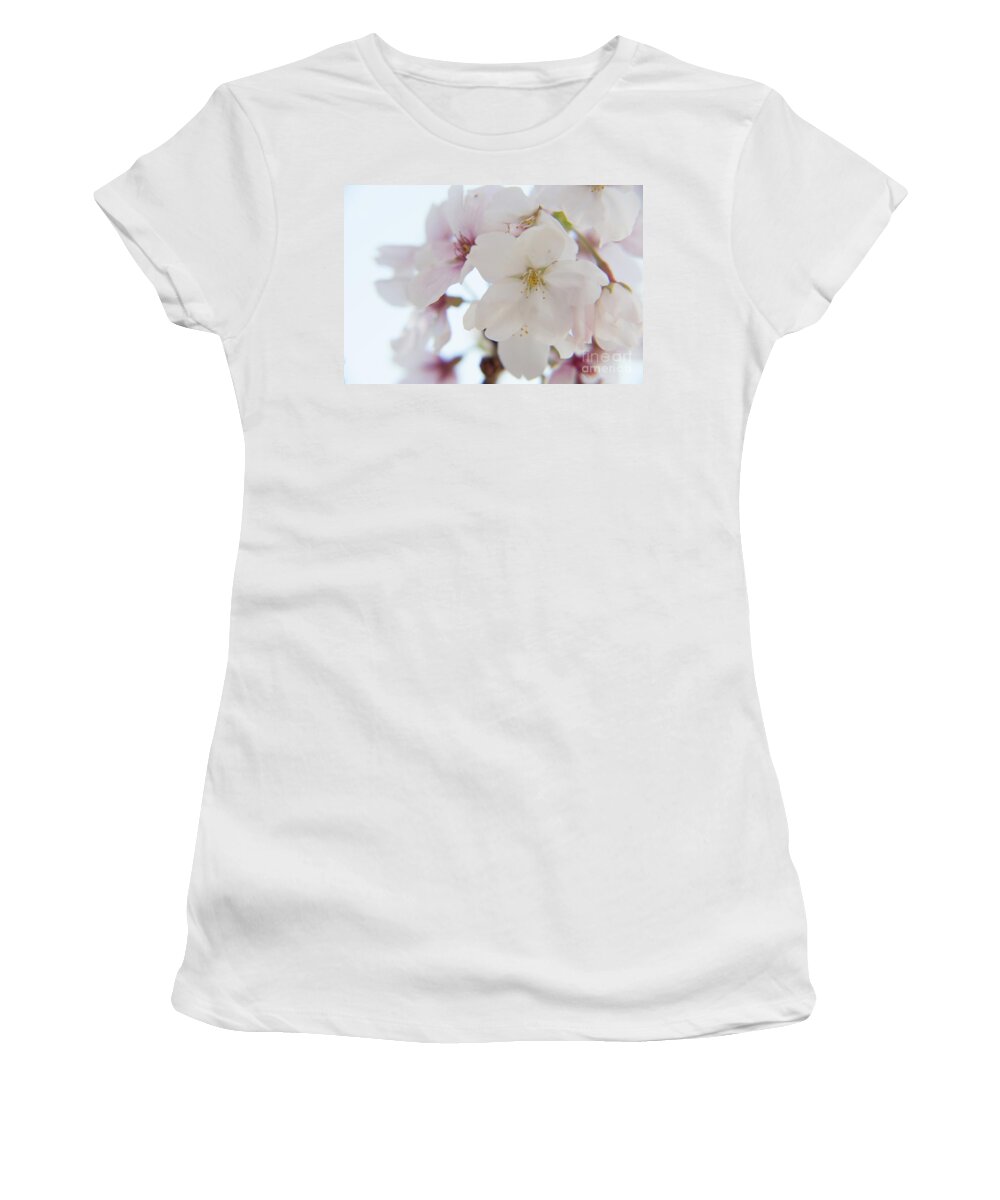 Flowers Women's T-Shirt featuring the photograph Cherry blossoms by Agnes Caruso