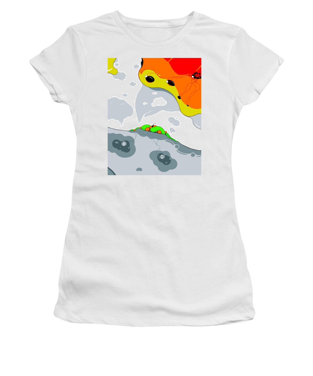 Bird Women's T-Shirt featuring the digital art Chicken Little by Craig Tilley