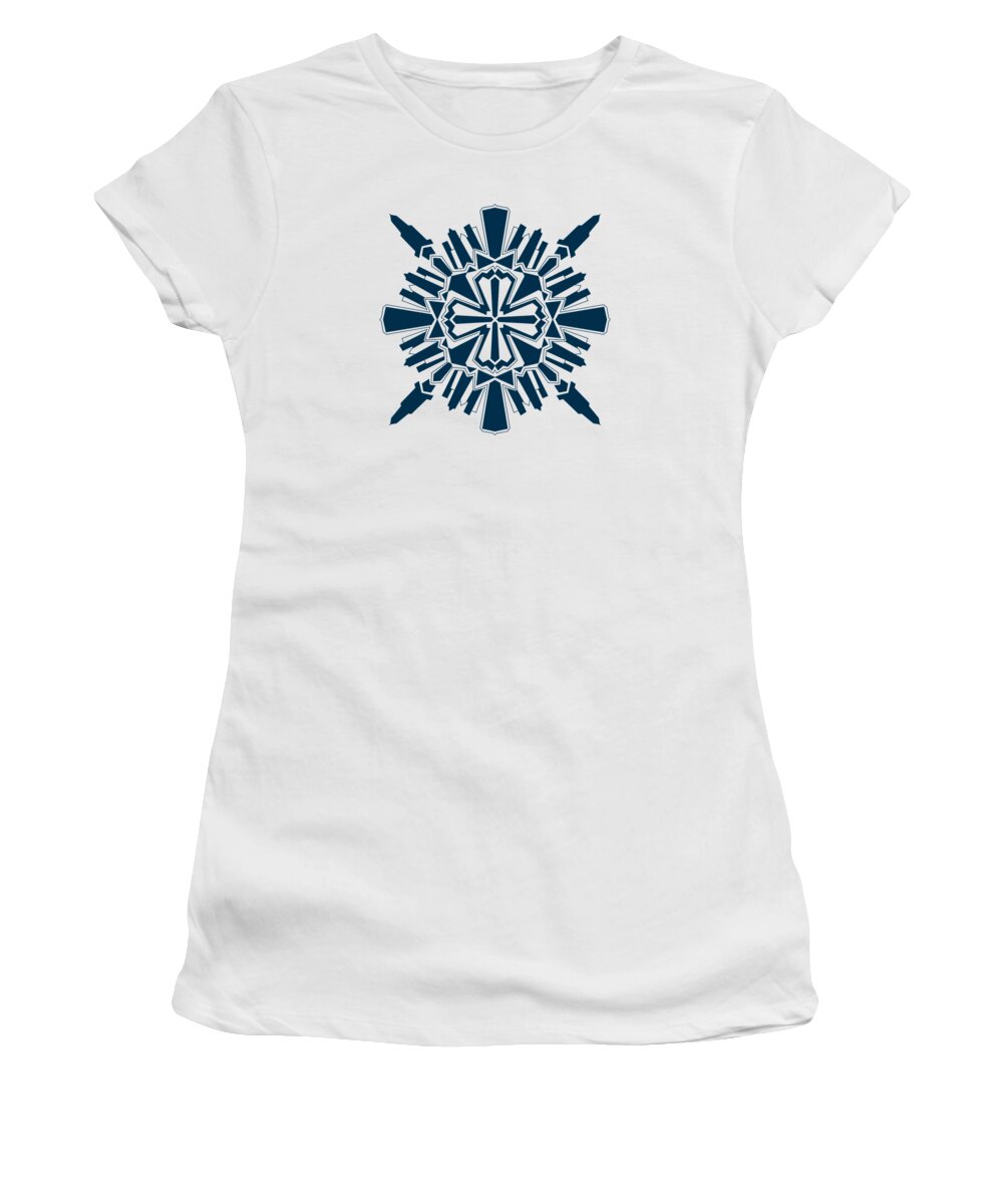 City Women's T-Shirt featuring the digital art City Intersection by Angie Tirado
